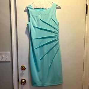 Calvin Klein Turquoise midi dress